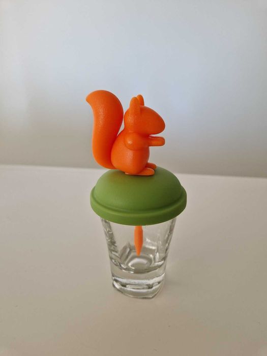 Molde esquilo para picolé/sorvete