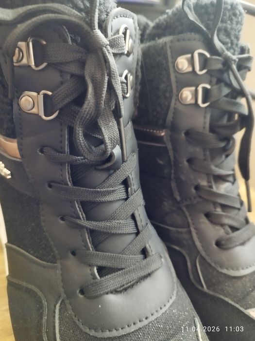 Solidne i ciepłe buty "fashion", rozm41-42