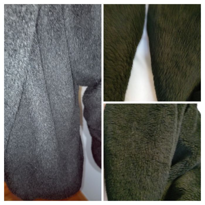 Casaco pele natural/ pelo sintético