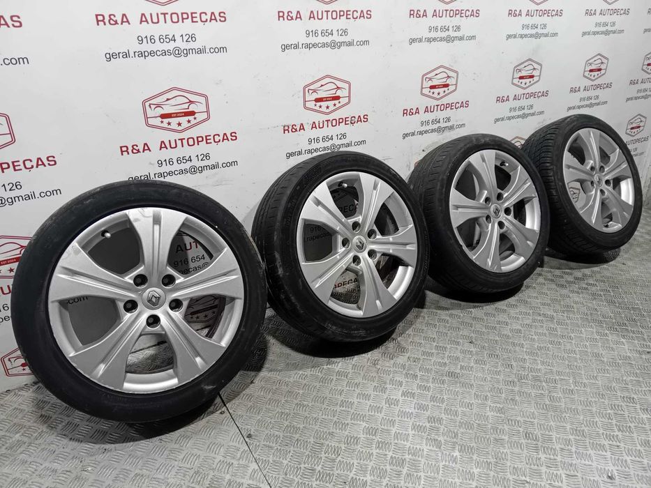 Conjunto Jantes Renault Megane 3 III R17 Original