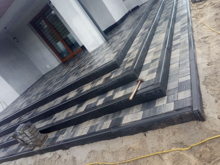 Kostka brukowa ,brukarstwo, układanie, Polbruk , płoty