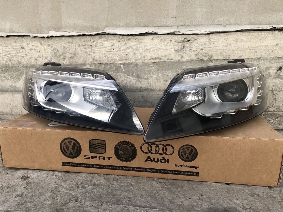 Фари Ауді ку7 оптика Audi q7