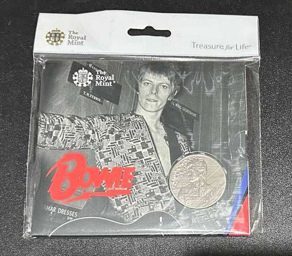 Numismatica - DAVID BOWIE - £5 (Royal Mint)