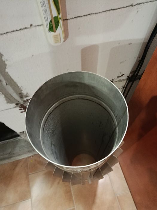 Труба радіатор 1м 1мм сталь 201 ф200