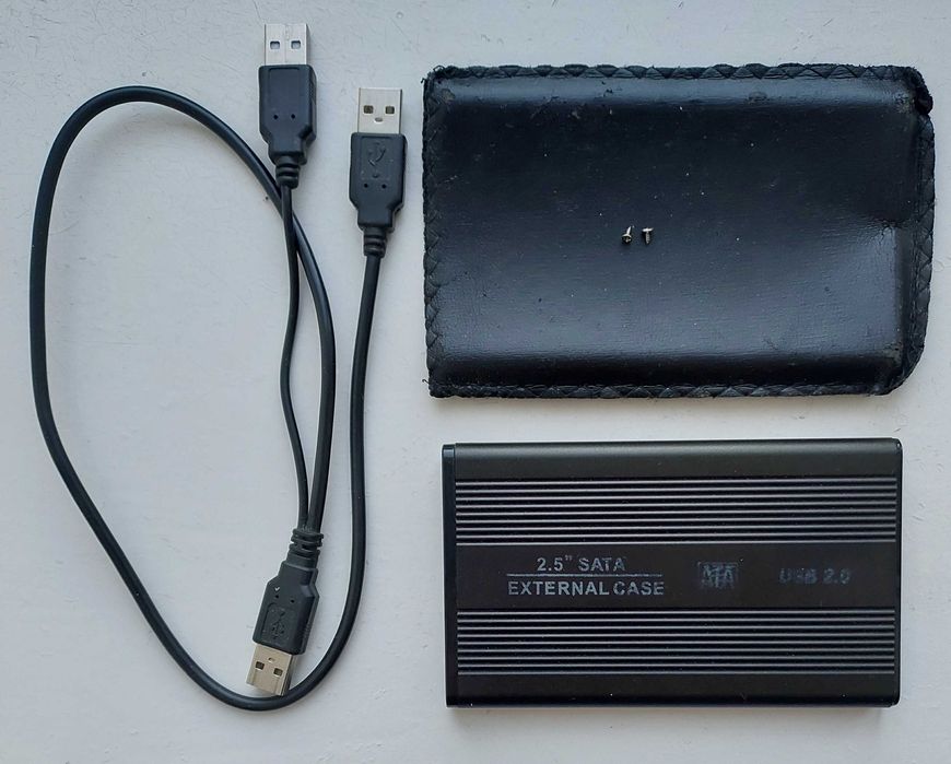 Кейс USB2, зовнішня кишеня під HDD/SSD 2.5"