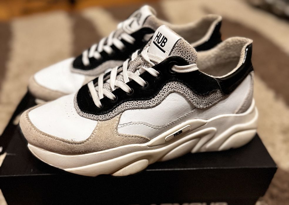 Кросівки шкіряні HUB reebok tommy