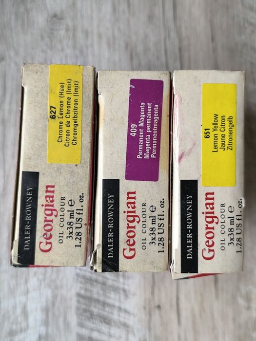Олійні масляні фарби набір Daler-Rowney / Georgian 38ml