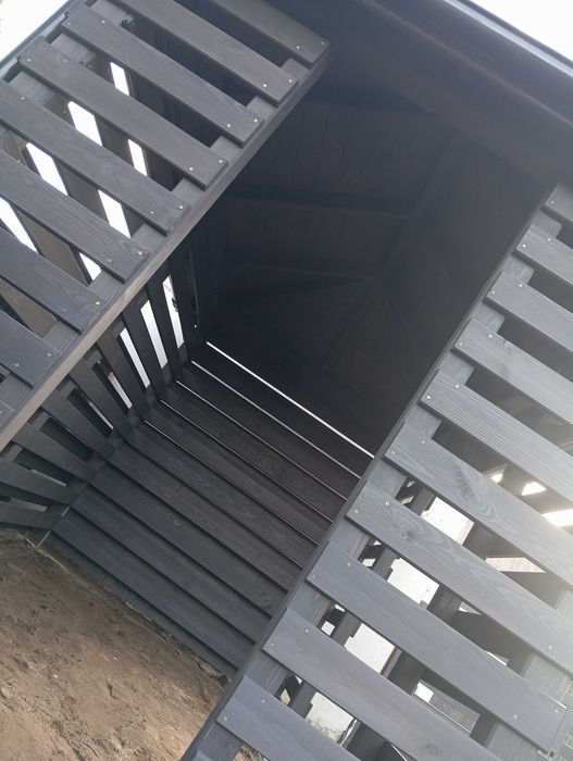 Altana taras weranda pergola wiata dach kopertowy