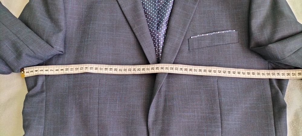 Garnitur męski granatowy L