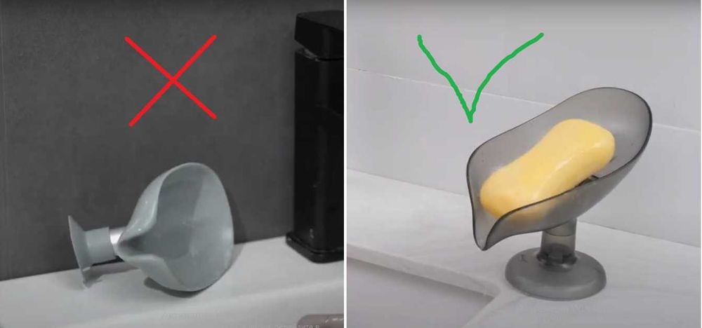 Мыльница с надёжной присоской