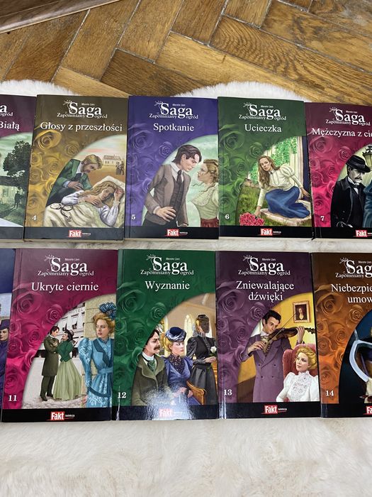 Seria książek Saga Zapomniany Ogród Merete Lien romans zazdrość zdrada