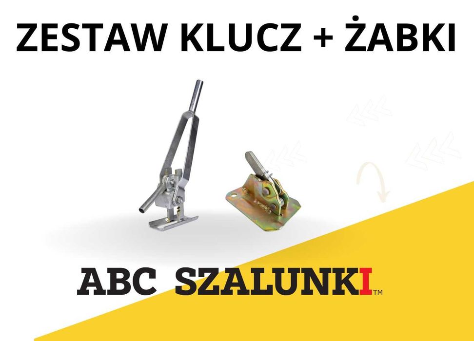 OKAZJA  klucz do żabek  zaciski sprężynowe  50szt. ZESTAW