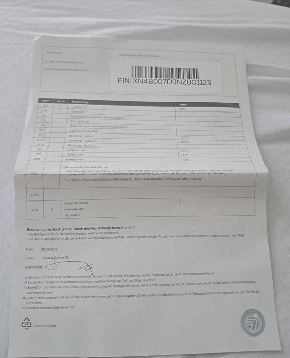 Hulajnoga elektryczna ninebot