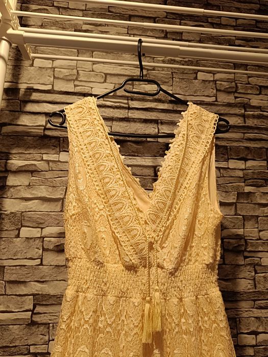 Sukienka boho May by shining star S/M S M ażurowa koronkowa koronka