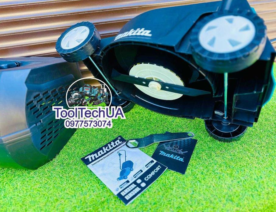 Мережева Газонокосилка Makita ELM33BL Електрична газонокосарка 33мм