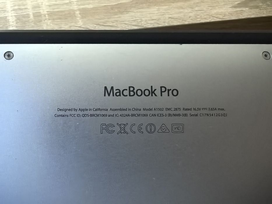 Laptop macbook pro