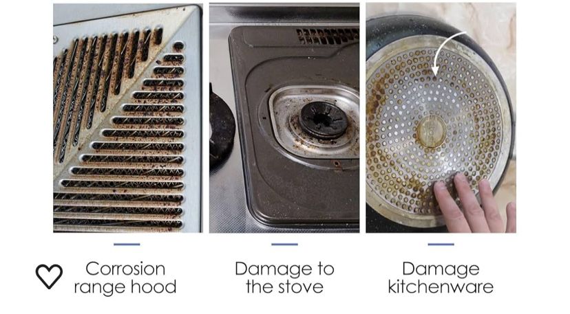 Uniwersalny proszek do czyszczenia kuchni, mocny odrdzewiacz 250 g