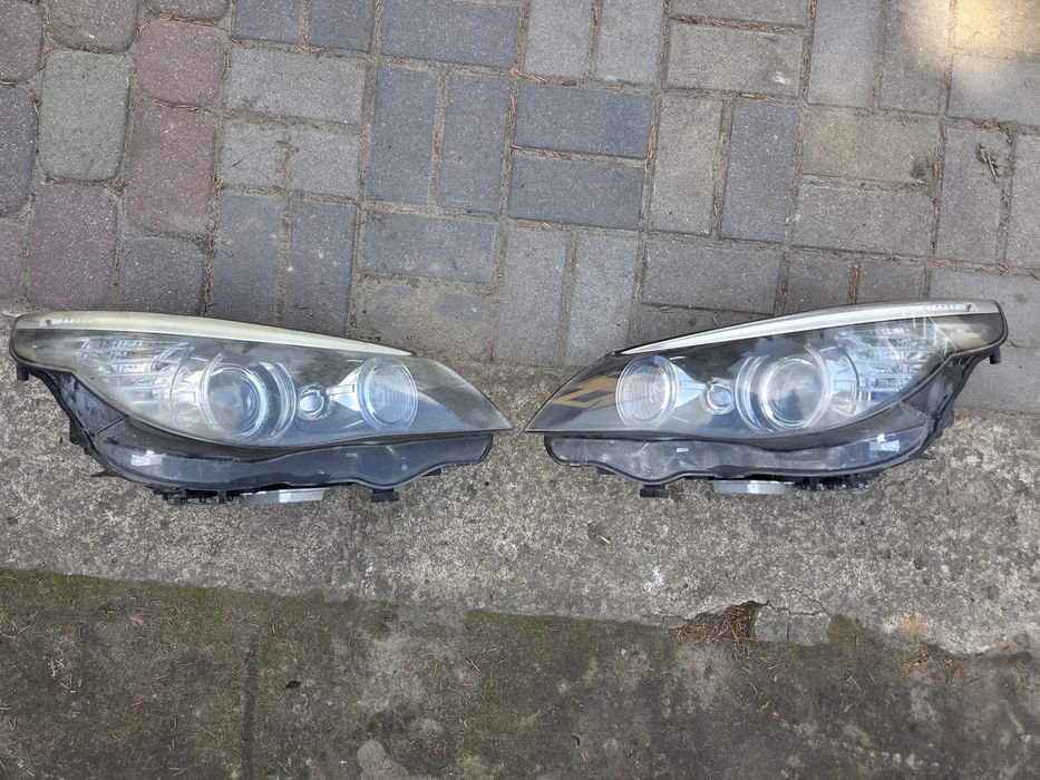 BMW e60 e61 lampa lewa prawa dynamic skrętna d1s lift lci europa bixenon