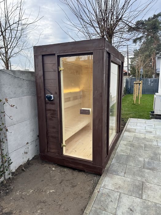 Sauna ogrodowa mini sauna elektryczna 230V/400vsauna wifi ocieplona