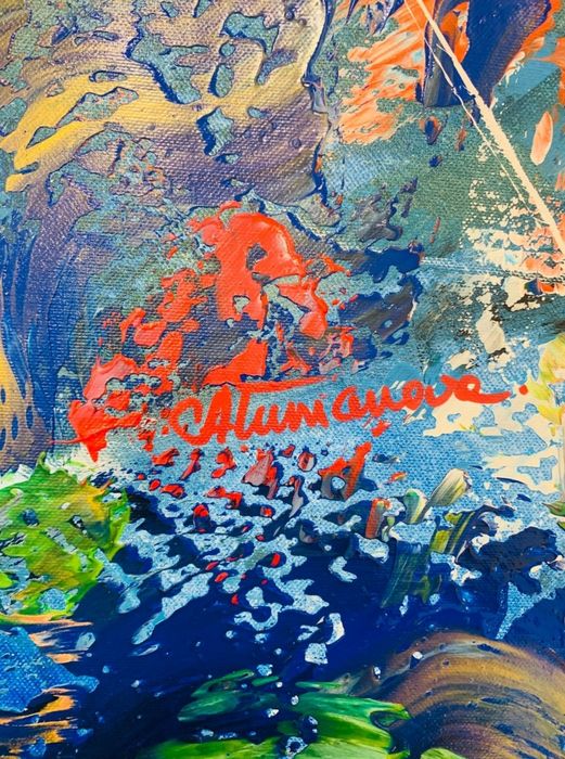 Anastasiya Tumanova - pintura a acrílico sobre tela