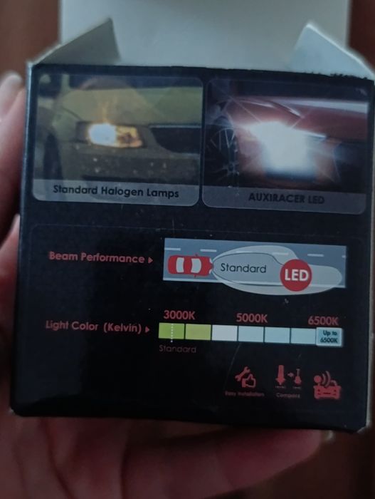 Лед лампочка в авто н7