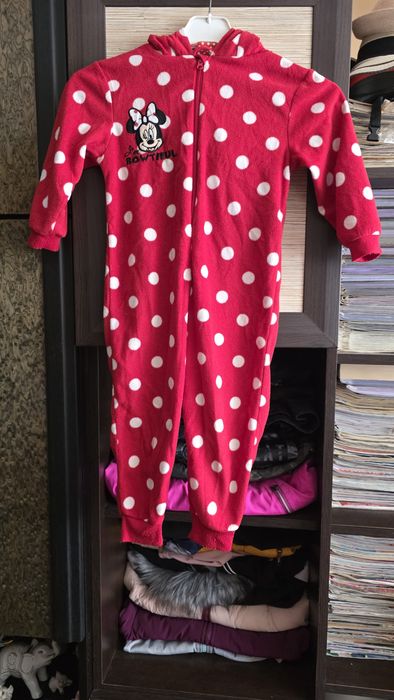 Pajacyk piżamka Minnie Mouse  92