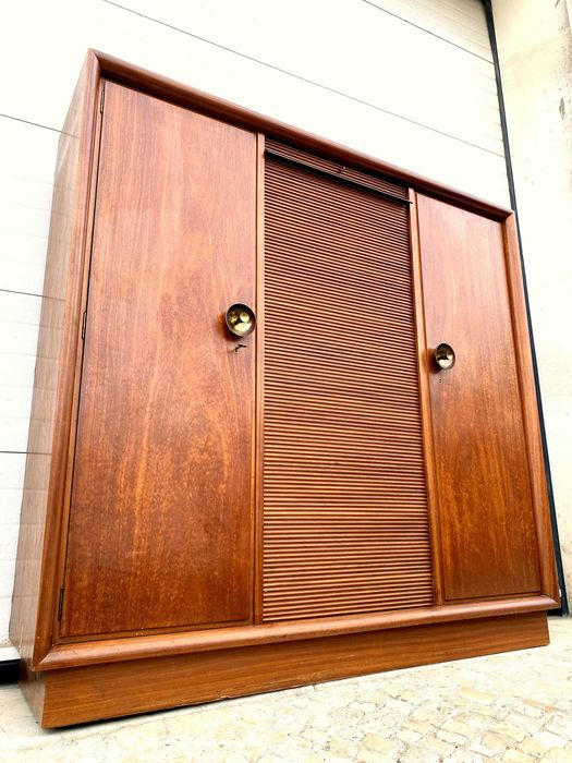 Ficheiro estante esteira olaio vintage 170comp x 44,5prof x 164,5alt