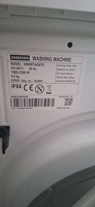 Máquina Lavar Samsung 9kg