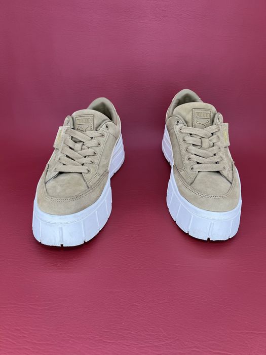Жіночі замшеві кросівки PUMA Mayze Stack Premium р. 39 (25 см)