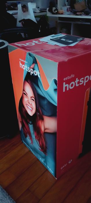 Aquecedor a Gás Hotspot nova  com garrafa incluída muito poco uso