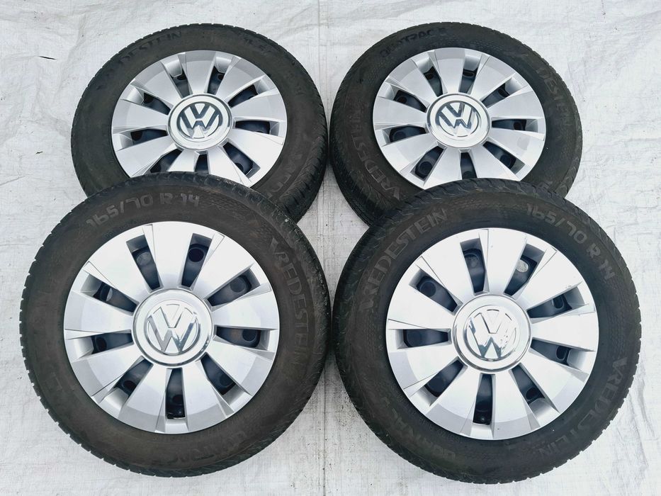 koła felgi stalowe z oponami całoroczne vw up skoda citigo seat mii
