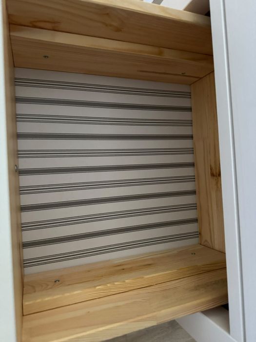 2 Mesas de Cabeceira Hemnes Ikea Brancas