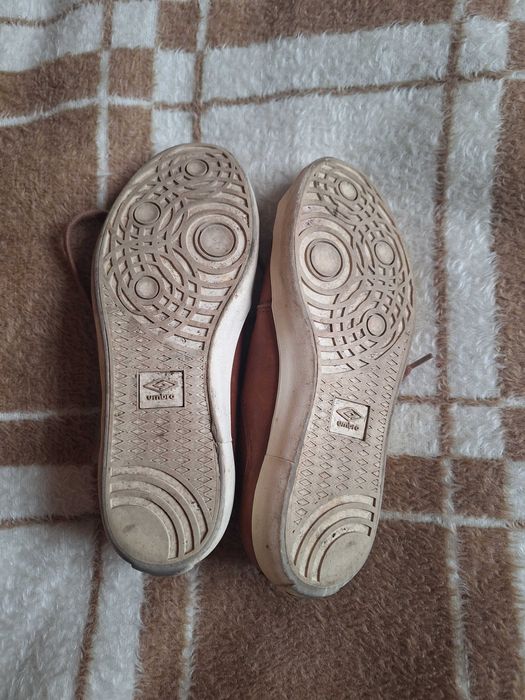 Шкіряні кеди мокасини Umbro