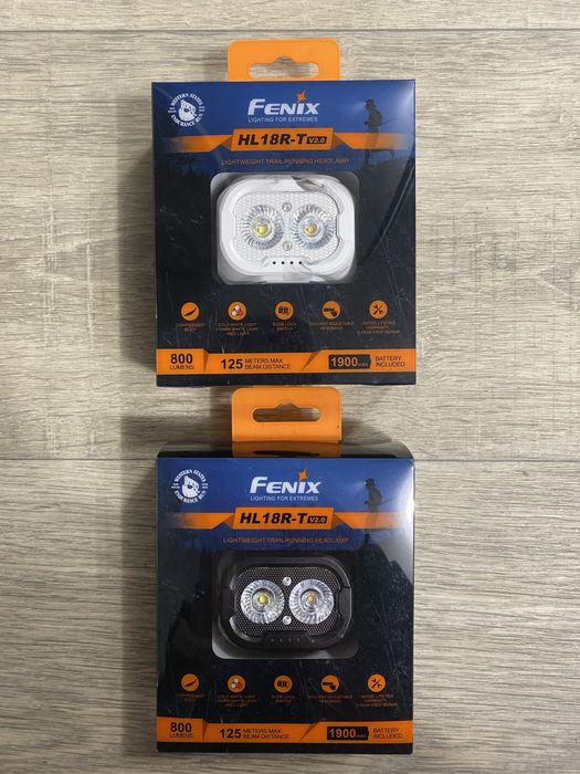 Ліхтар налобний Fenix HL18R-T V2.0 з акумулятором
