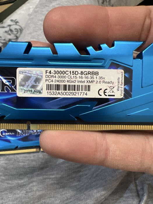 RipJaws4 DDR4 4GBx2 8GB