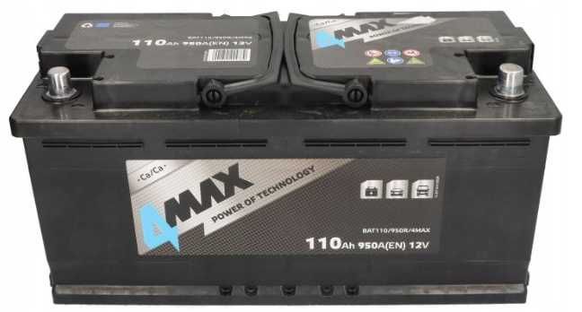 NOWY Akumulator 110AH 950A 4MAX 2 LATA GWARANCJI