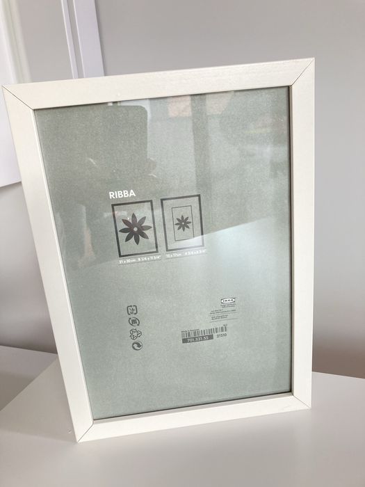 Moldura para foto ou gravura, branco