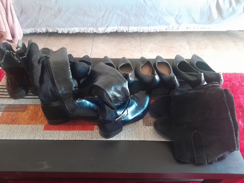 Sapatos e botas como novas, todos 40€ 1 par 8€