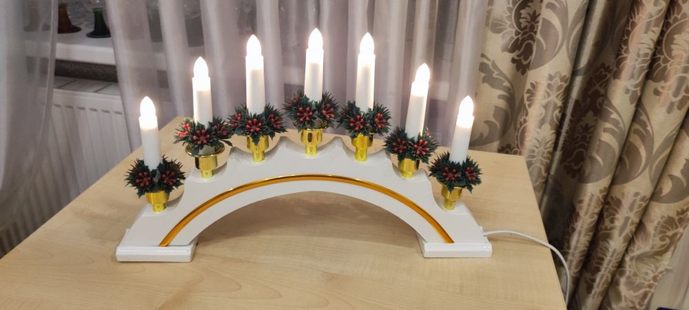 Подарунок на новий рік подсвечник свечи