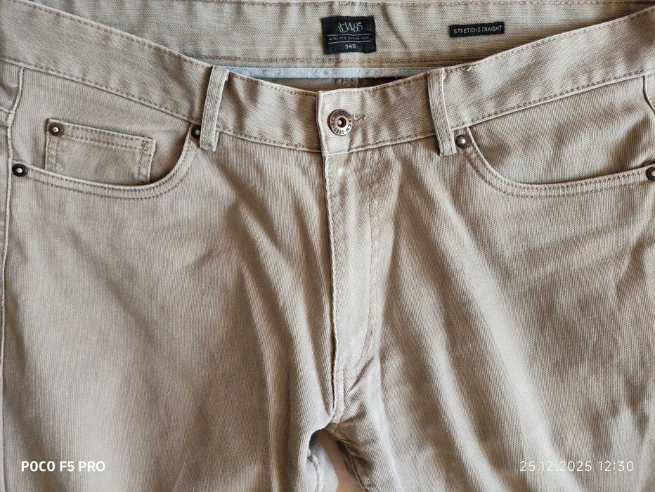 ACW85(authentic casual wear),straght fit,W34L29(Uk),black, braun