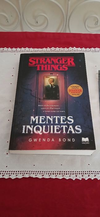 Livro + Porta-chaves Stranger Things, novos