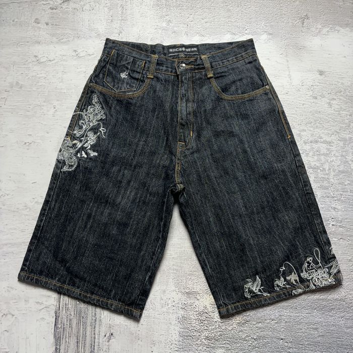 Rocawear sk8 rap джинсові шорти вінтажні широкі roca wear y2k