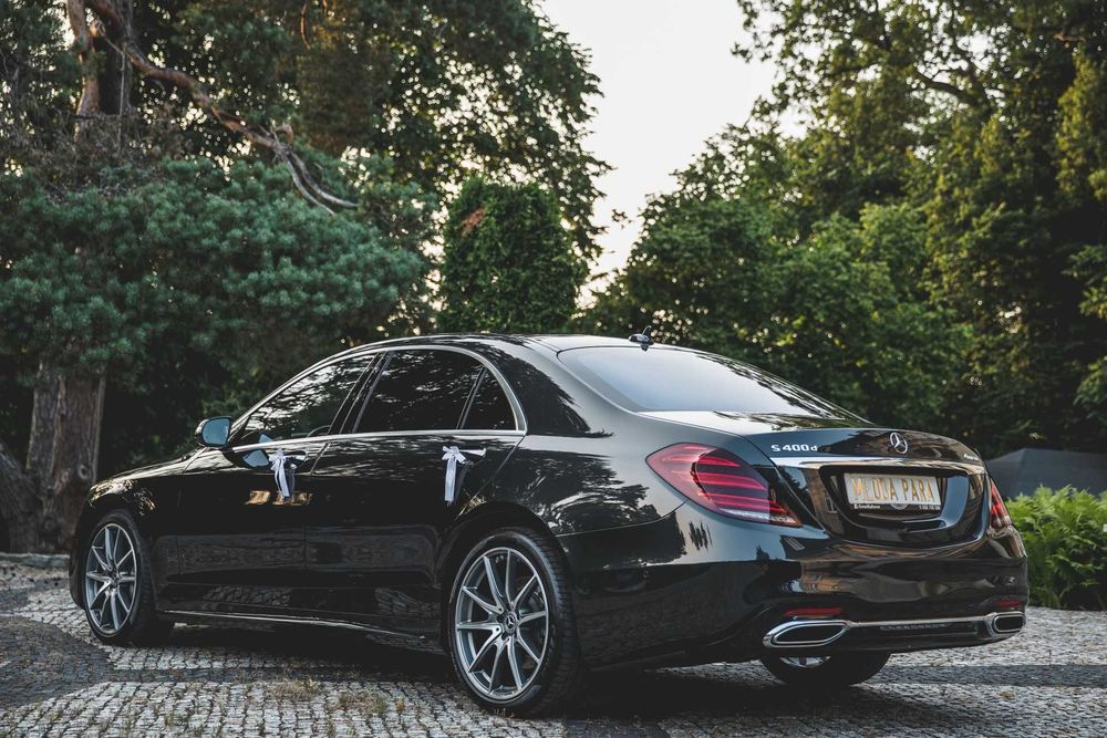 Samochód do Ślubu Mercedes S-Klasa Auto na Wesele Jasne Wnętrze SŁUPSK