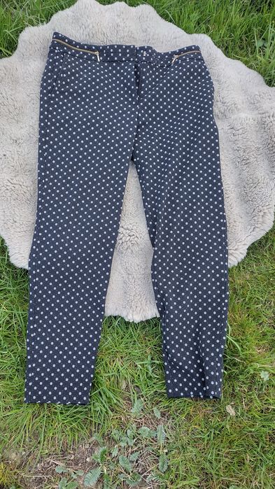 Spodnie damskie  szaro czarne 40