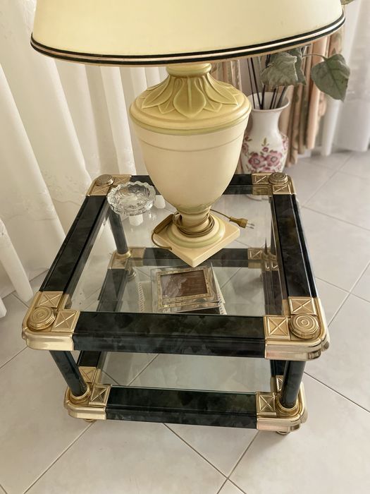 Mesas de apoio de vidro