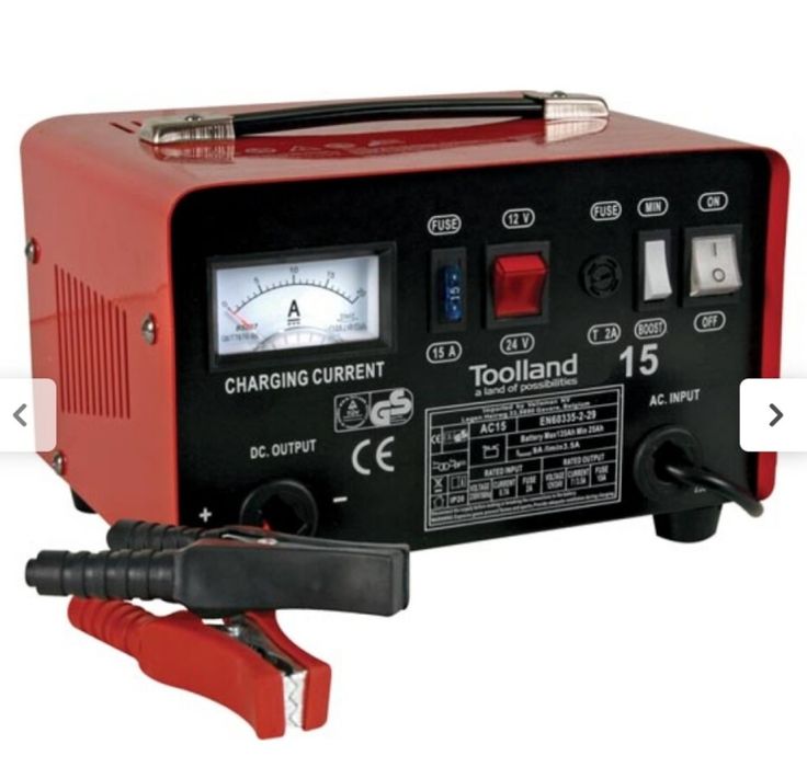 CHARGEUR POUR BATTERIE À ACIDE DE PLOMB - 12/24 V