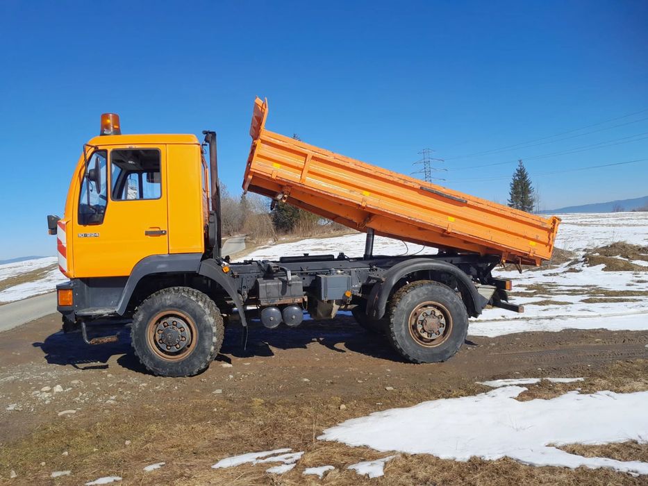 MAN MAN 10.224 10-224 4x4 Reduktor  Czołownica Blokada Kiper Zadbany Niski Kiper