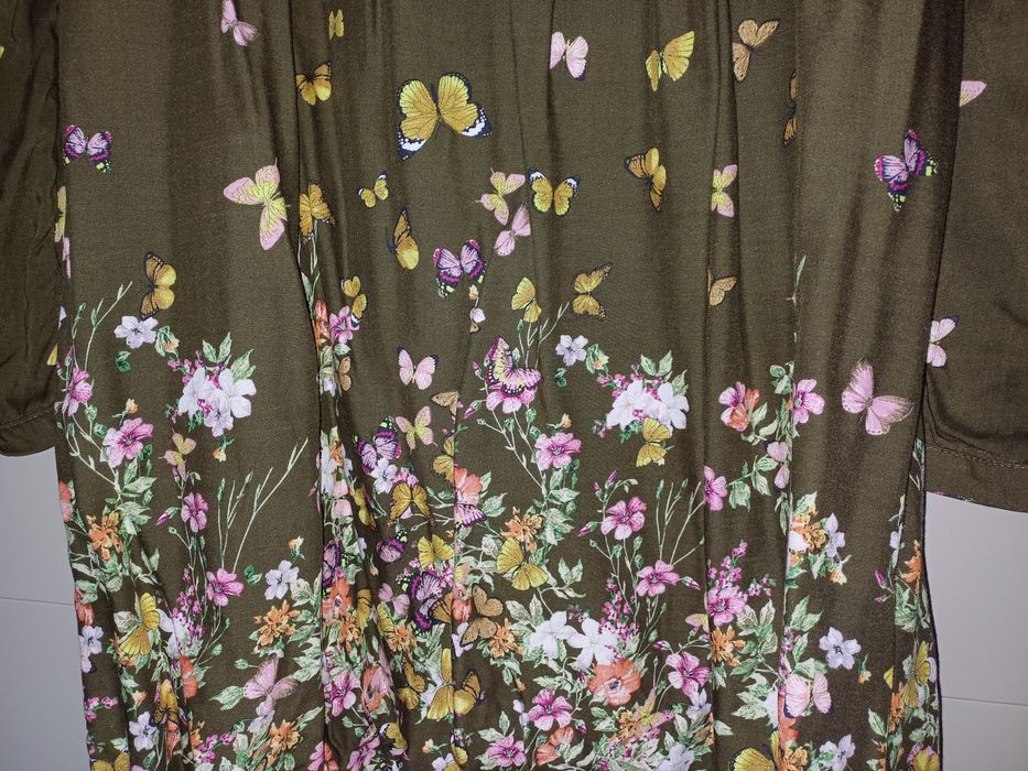 Vestido estampado.