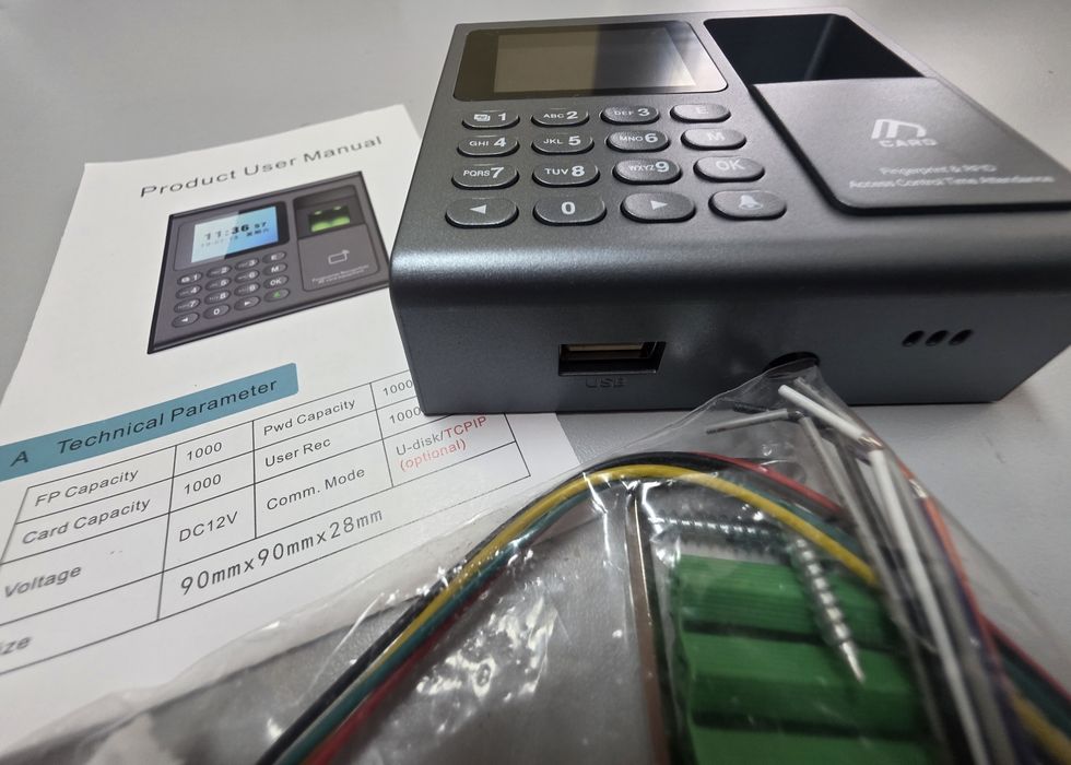 Leitor Biométrico CARD - Controle de Acesso