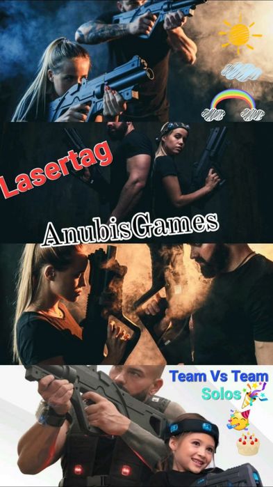 Jogos LASERTAG Festas Aniversário Team-building Grupos